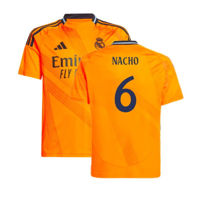 2024-2025 Real Madrid Away Shirt (Kids) (Nacho 6)-SoccerKits Hub | Buy Soccer Jerseys Online